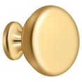 thumbnail image 1 of Deltana KR114CR003 Knob Round Solid in PVD Polished Brass, 1 of 2