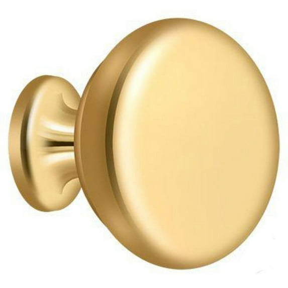 Deltana KR114CR003 Knob Round Solid in PVD Polished Brass
