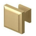 thumbnail image 1 of Deltana Ks10 1-3/16" Square Cabinet Knob - Brass, 1 of 2