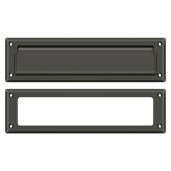 Deltana MS211U10B Mail Slot 13-1/8" with Interior Frame; Oil Rubbed Bronze Finish