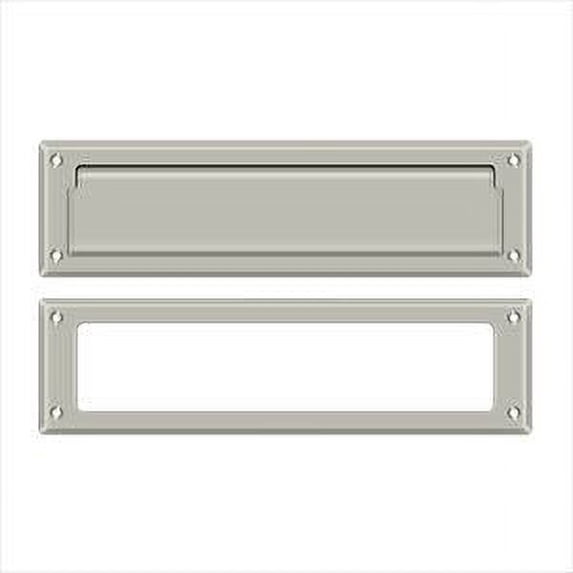 Deltana MS211U15 Mail Slot 13-1/8" with Interior Frame; Satin Nickel Finish