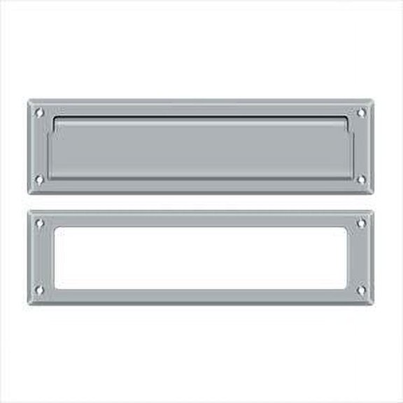 Deltana MS211U26D Mail Slot 13-1/8" with Interior Frame; Satin Chrome Finish