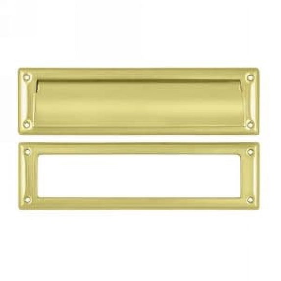 MS211U3 13-1/8" Mail Slot - Polished Brass