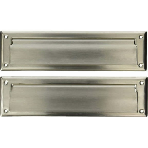 Deltana MS212U15 13 1/8-Inch Mail Slot with Solid Brass Interior Flap