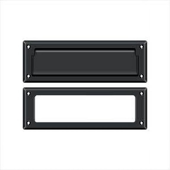 Deltana MS626U19 Mail Slot 8-7/8" with Interior Frame; Black Finish