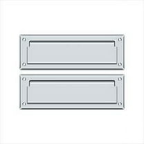 Deltana MS627U19 Mail Slot 8-7/8" with Back Plate; Black Finish