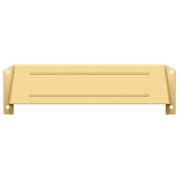 Deltana MSH158CR003 Letter Box Hood; Lifetime Brass Finish