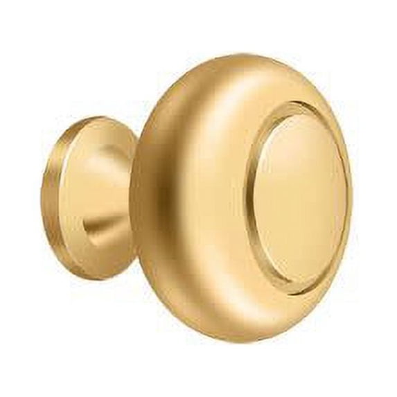 Deltana KR119CR003 Knob Round w/ Groove in PVD Polished Brass