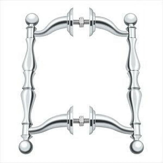 Deltana OHP620U26 Back-To-Back Set Solid Brass Off-Set Handle Pull