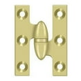 thumbnail image 1 of Deltana OK2015U3-R 2" X 1-1/2" Solid Brass Right Hand Olive Knuckle Hinge - Brass, 1 of 2