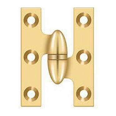Deltana Ok2015-R 2" X 1-1/2" Solid Brass Right Hand Olive Knuckle Hinge - Brass