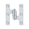 thumbnail image 1 of Deltana OK3025B26-R 3" x 2-1/2" Hinge in Polished Chrome, 1 of 2