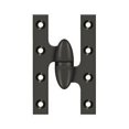 thumbnail image 1 of Deltana Ok5032b-R 5" X 3-1/4" Solid Brass Right Hand Olive Knuckle Hinge - Bronze, 1 of 2