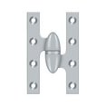 thumbnail image 1 of Deltana OK5032B26D-R 5" X 3-1/4" Solid Brass Right Hand Olive Knuckle Hinge - Chrome, 1 of 2