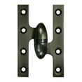 thumbnail image 1 of Deltana Ok5032b-L 5" X 3-1/4" Solid Brass Left Hand Olive Knuckle Hinge - Nickel, 1 of 2