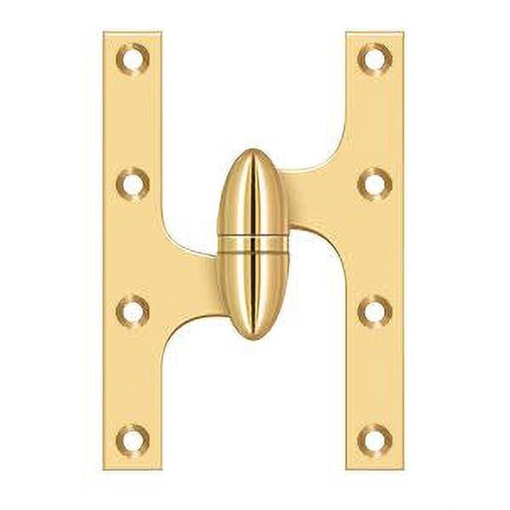Deltana 6'' H x 4'' W Butt/Ball Bearing Single Door Hinge