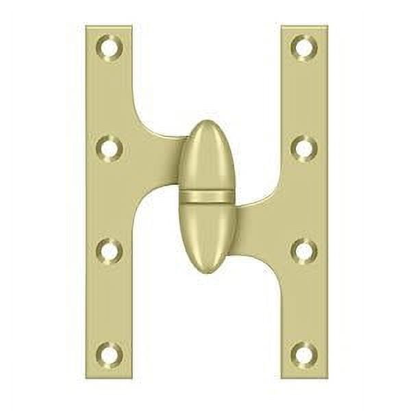 Deltana Ok6040b-R Solid Brass 6 X 4 Right Hand Olive Knuckle