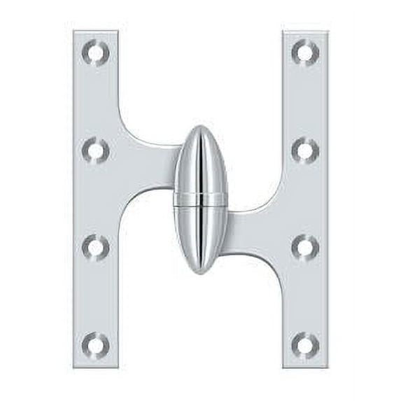 Deltana 6'' H x 4.5'' W Butt/Ball Bearing Single Door Hinge
