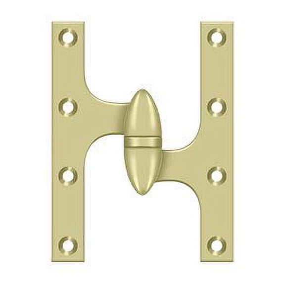 deltana 6'' h x 4.5'' w butt/ball bearing single door hinge