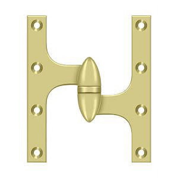 Deltana 6'' H x 5'' W Surface mount Single Door Hinge