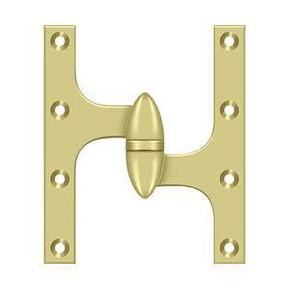 Deltana 6'' H x 5'' W Surface mount Single Door Hinge