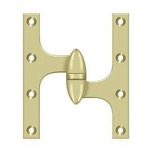 Deltana 6'' H x 5'' W Surface mount Single Door Hinge