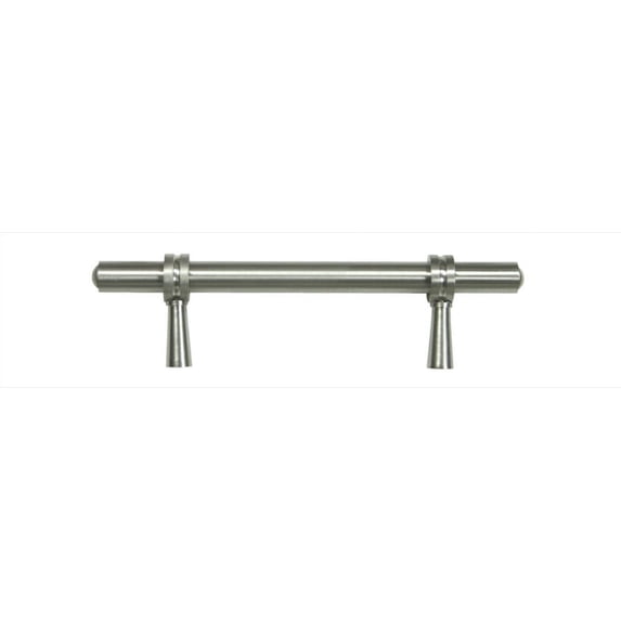 Deltana P310U15 Adjustable Pull 4-3/4"; Satin Nickel Finish