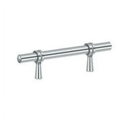 Deltana P310U26 Adjustable Pull 4-3/4"; Bright Chrome Finish