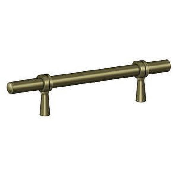 Deltana P311U5 Adjustable Pull 6-1/2"; Antique Brass Finish