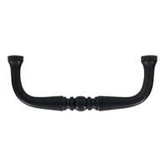 Deltana PCT300U19 Wire Pull, Traditional, 3" in Paint Black
