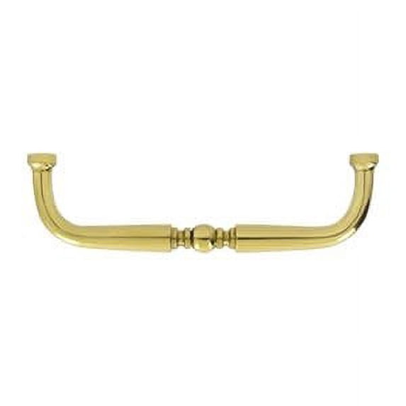 Deltana PCT400U3 4-Inch Center to Center Solid Brass Traditional Wire Pull