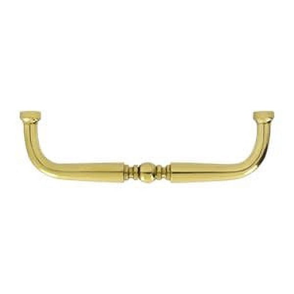 Deltana PCT400U3 4-Inch Center to Center Solid Brass Traditional Wire Pull