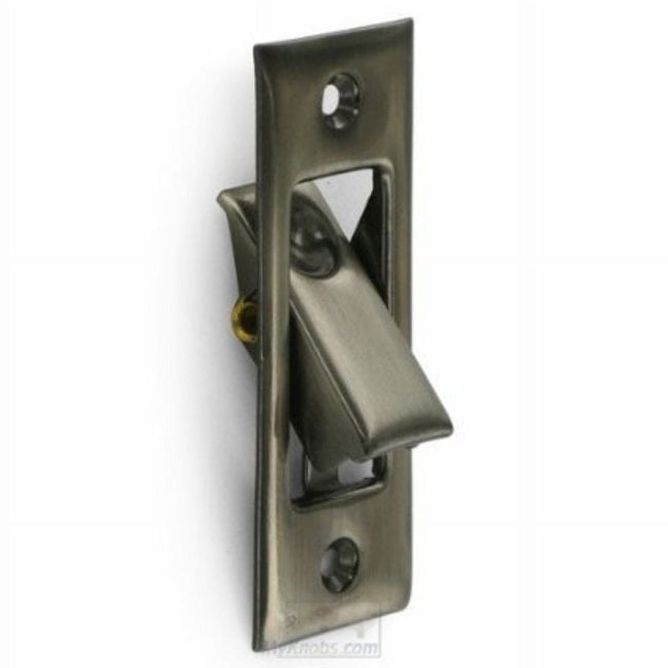Deltana PDB42U15A Pocket Door Bolts; Jamb Bolt; Antique Nickel Finish