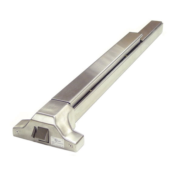 Deltana PDR36UL-AL 36" Length Pro Series Panic Device Rim UL, 3 Hour Fire-Rated Aluminum