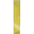 thumbnail image 1 of Deltana PPH3515CR003 Push Plate 15" for 8" Door Pull in PVD Polished Brass, 1 of 2