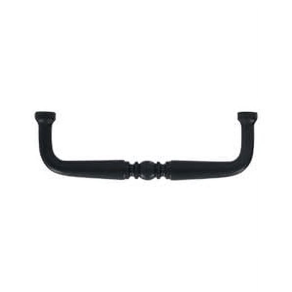 3-1/2" CTC Traditional Decorative Wire Pull - Paint Black