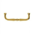 thumbnail image 1 of 3-1/2" CTC Traditional Decorative Wire Pull - PVD Polished Brass, 1 of 2