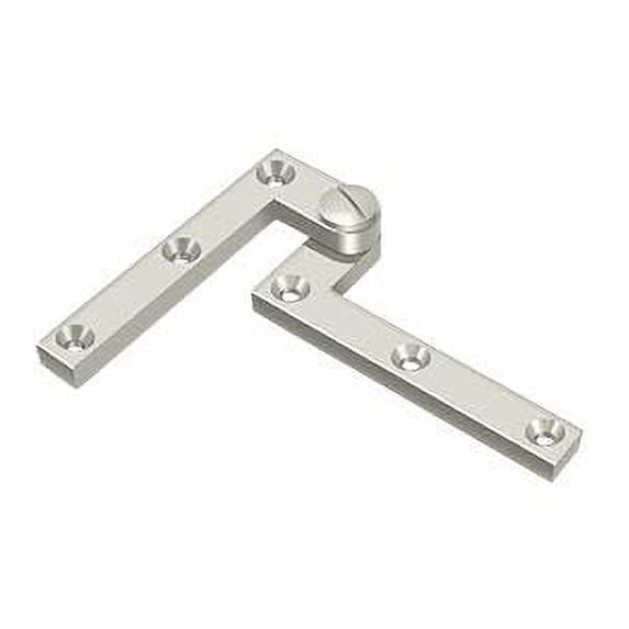 Deltana PH60U14 4.37 x 0.62 x 1.87 in. Hinge, Bright Nickel - Solid