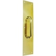 thumbnail image 1 of Deltana PPH55CR003 Push Plate w/ Handle 3-1/2" x 15 " - Handle 5-1/4" in PVD Polished Brass, 1 of 2