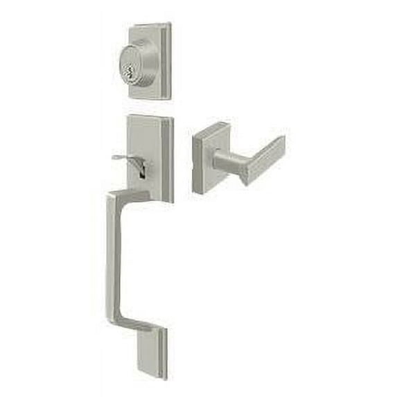 Deltana Prhhl Highgate Keyed Entry Single Cylinder Handleset - Nickel