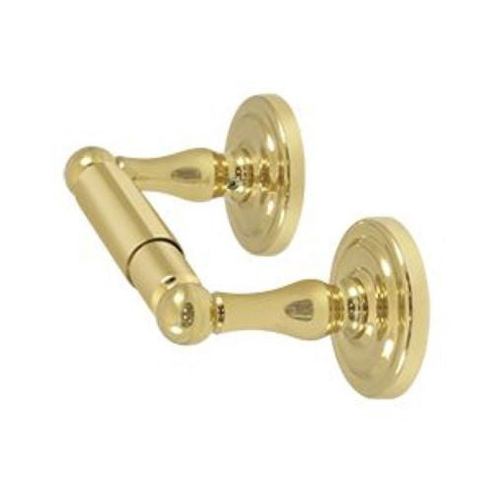 Deltana R2000 Polished Brass Solid Brass Double Post Toilet Paper Roll ...