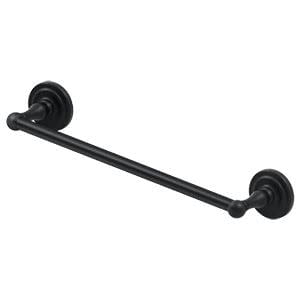 Deltana R2002-U19 18" Center To Center R-Series Bathroom Towel Bar Single Paint Black