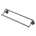 thumbnail image 1 of Deltana R2006 24" Solid Brass Double Towel Bar From The R Series - Nickel, 1 of 2