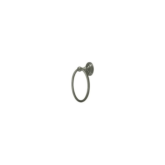 Deltana R2008-U15A 6-1/2" Diameter R Series Traditional Towel Ring Antique Nickel