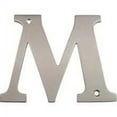 thumbnail image 1 of Deltana RL4M-15 4" Residential Letter M; Satin Nickel Finish, 1 of 3