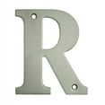 thumbnail image 1 of Deltana RL4R-15 4" Residential Letter R; Satin Nickel Finish, 1 of 3