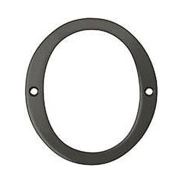 Deltana RN4-0U10B 4" Numbers; Solid Brass; Oil Rubbed Bronze Finish