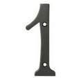 thumbnail image 1 of Deltana RN4-1U10B 4" Numbers; Solid Brass; Oil Rubbed Bronze Finish, 1 of 2