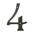 thumbnail image 1 of Deltana RN6-4U10B 6" Numbers; Solid Brass; Oil Rubbed Bronze Finish, 1 of 2