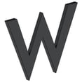thumbnail image 1 of Deltana RNB-WU19 4" B Series Letter W with Risers - Matte Black, 1 of 1